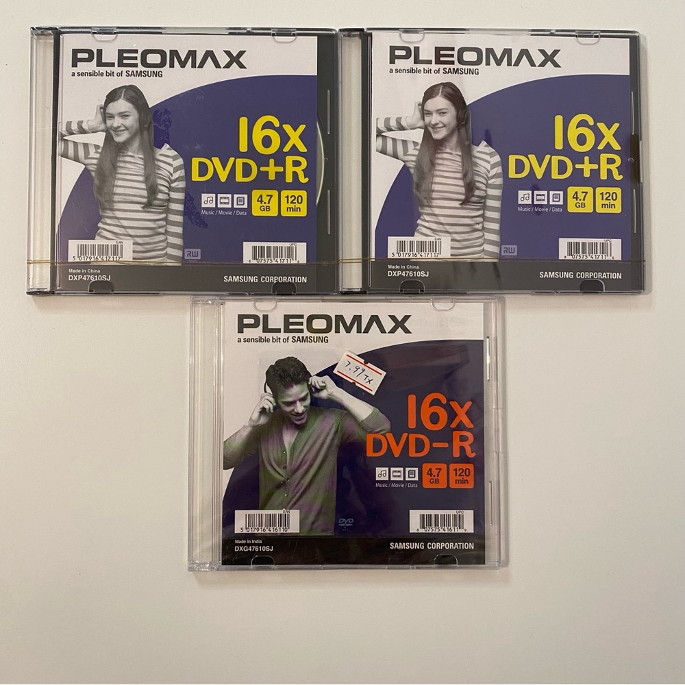 3 pack DVD + R 16x Brand New